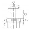 YY-EE-13立式(5+5PIN)有档墙