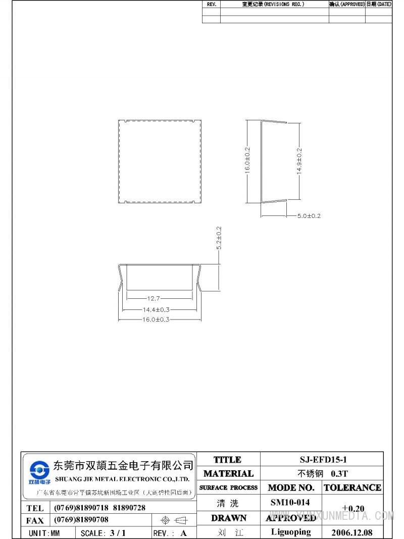 SJ-EFD15-1-Model