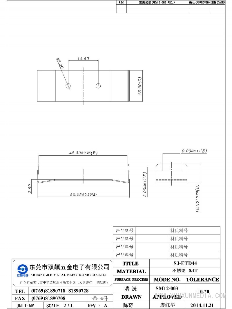 SJ-ETD44-Model