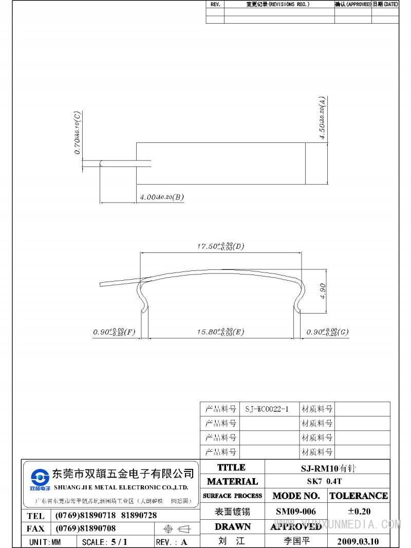 SJ-RM10有针-Model