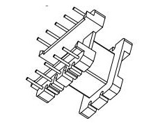 EI-2802-2/ EI28（立式5+5PIN）图1