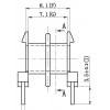 JJ-1001\EE-10 卧式双槽 (2+2)PIN