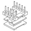 SN-1302/EE13立式双槽(5+5PIN)