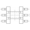 EE-5.0-1 卧式(3+3PIN)海鸥脚