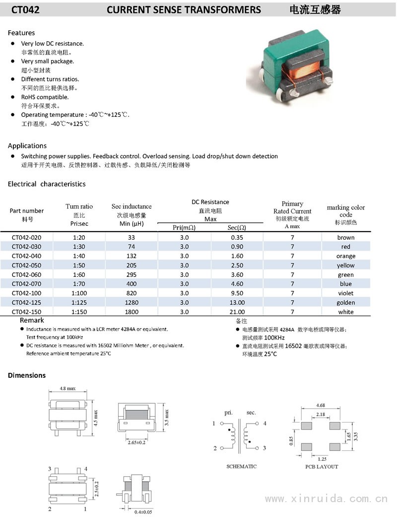 CT042 电流互感器