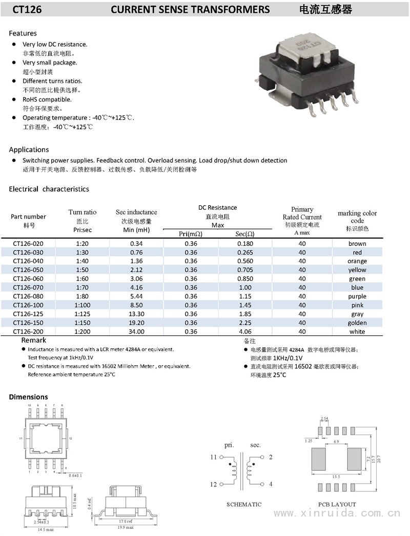 CT126 电流互感器