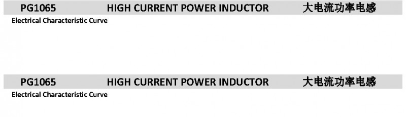 PG1065 大电流功率电感