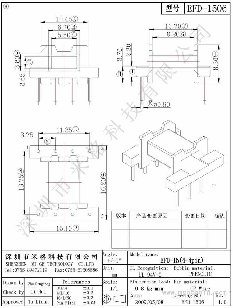 EFD-1506-Model