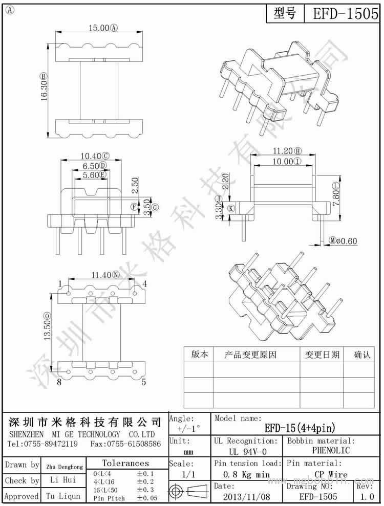 EFD-1505-Model