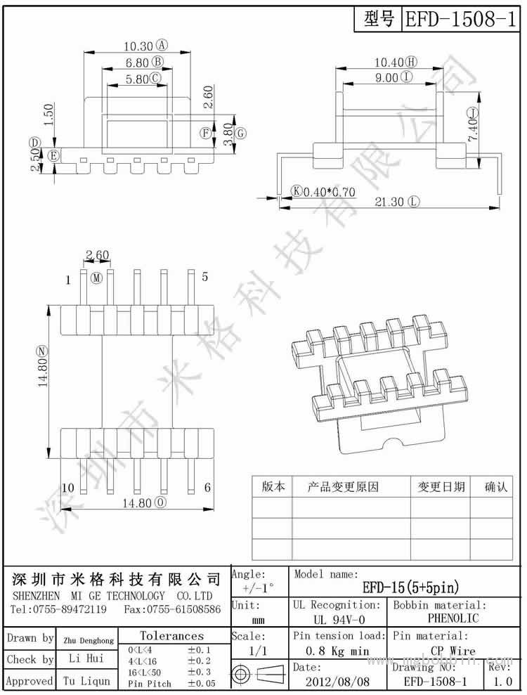 EFD-1508-1-Model