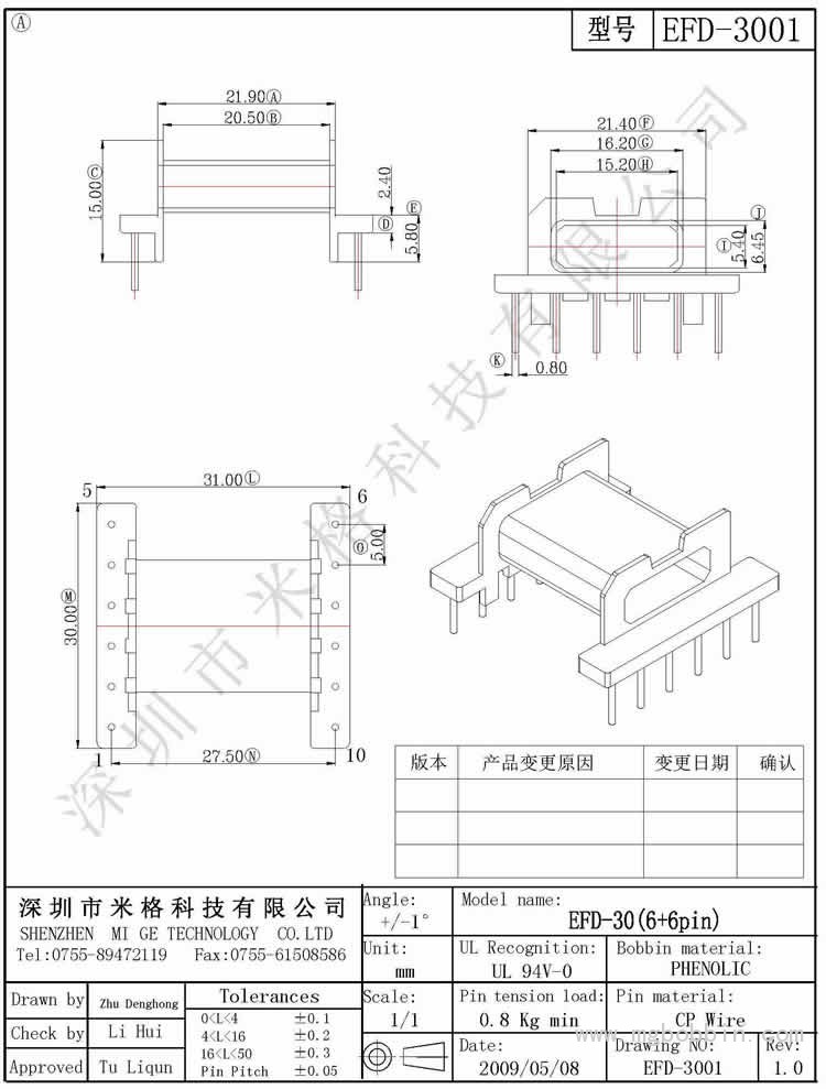 EFD-3001-Model