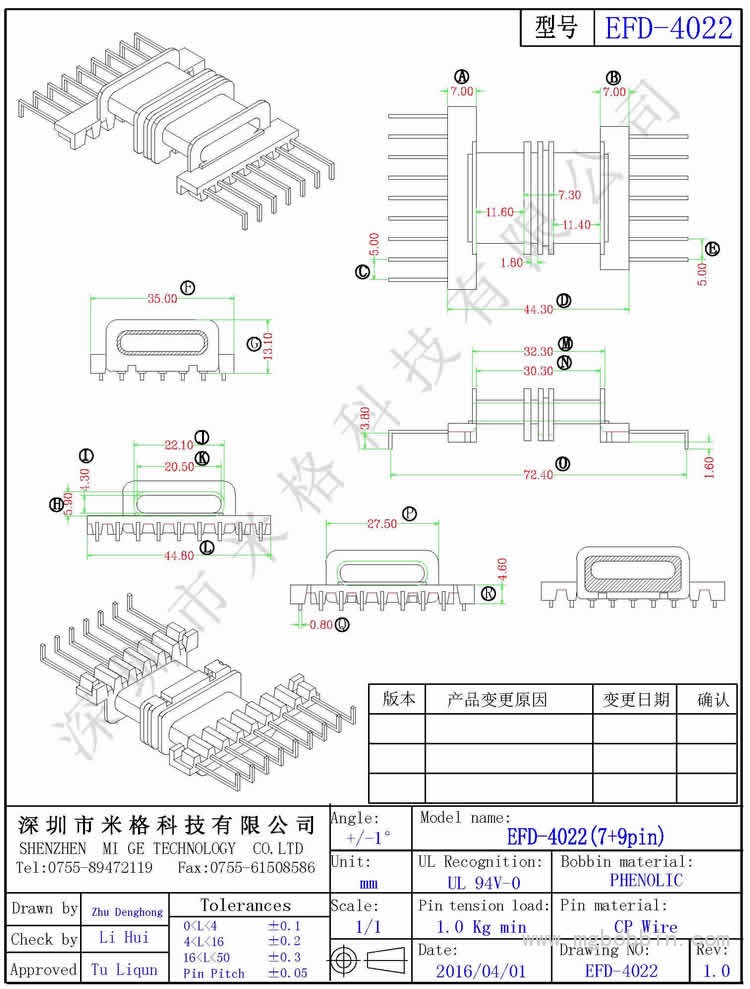 EFD-4022-Model