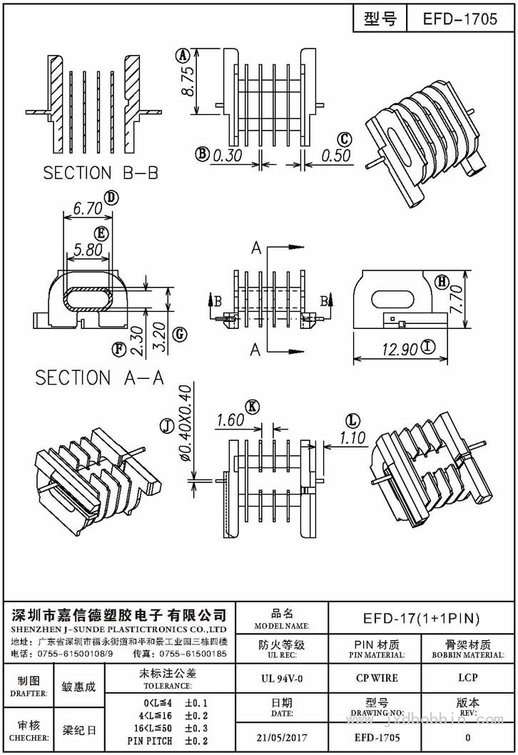EFD-1705/EFD-17(1+1PIN)