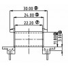 ER-2885-1/ER-28卧式(6+6PIN)