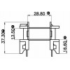 ETD-3903/ETD-39卧式(8+8PIN)X