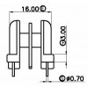 UU-1051/UU-10卧式(2+2PIN)S