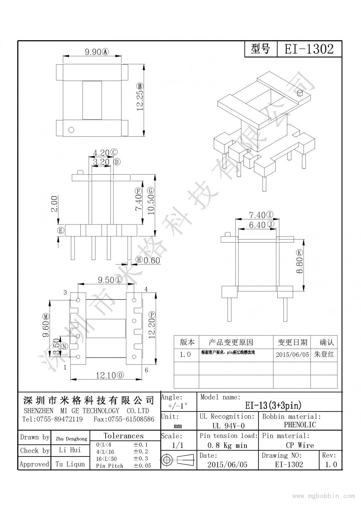 EI-1302-Model