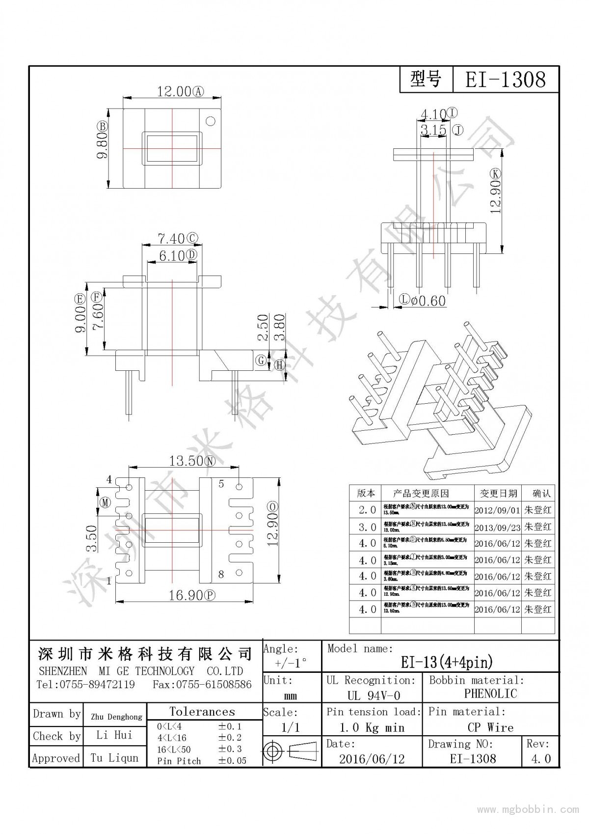 EI-1308-Model