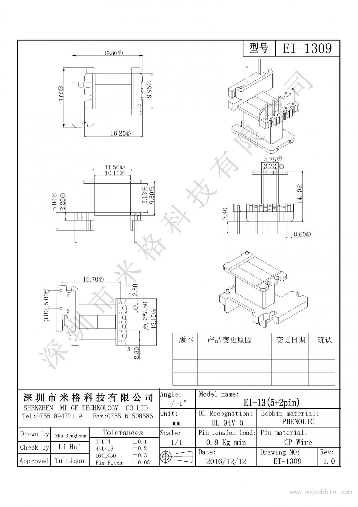 EI-1309-Model