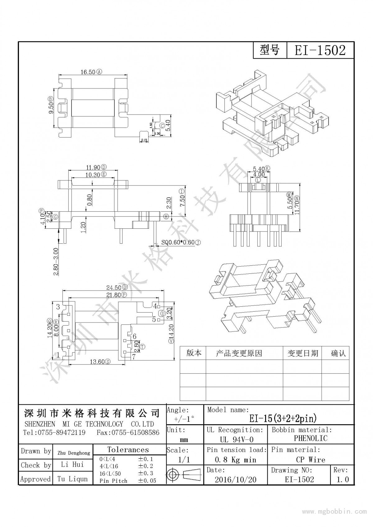 EI-1502-Model