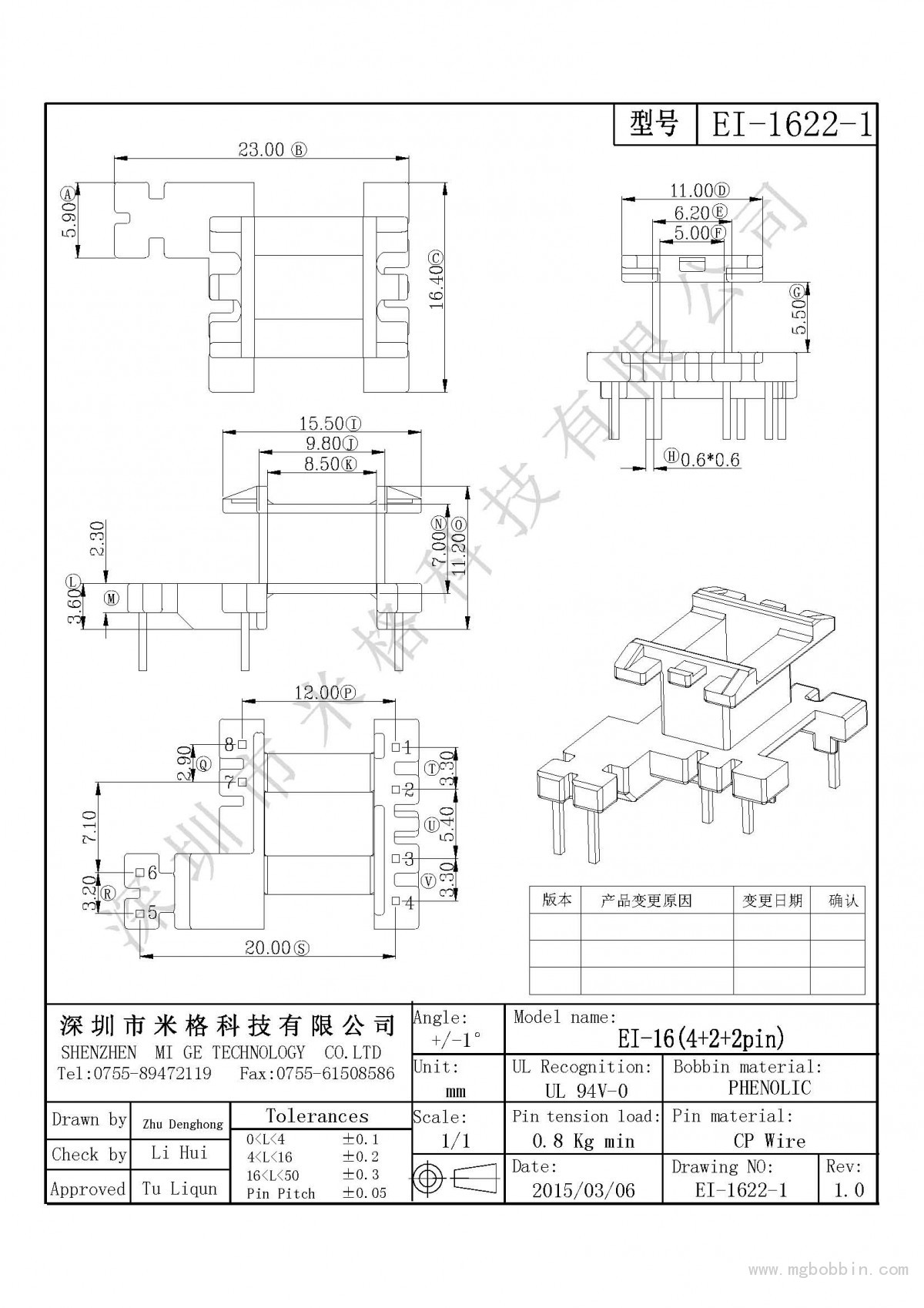 EI-1622-1-Model