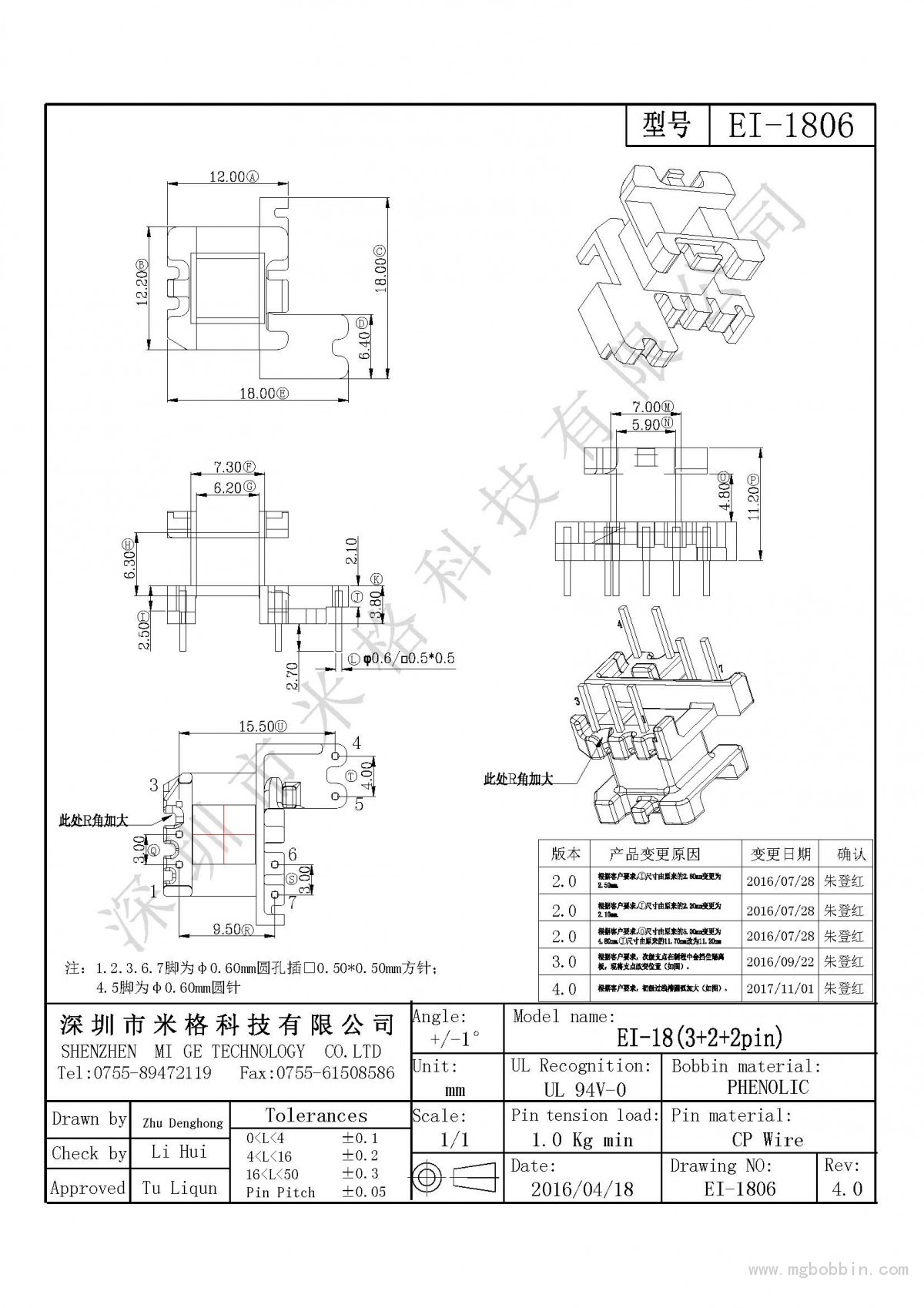 EI-1806-Model