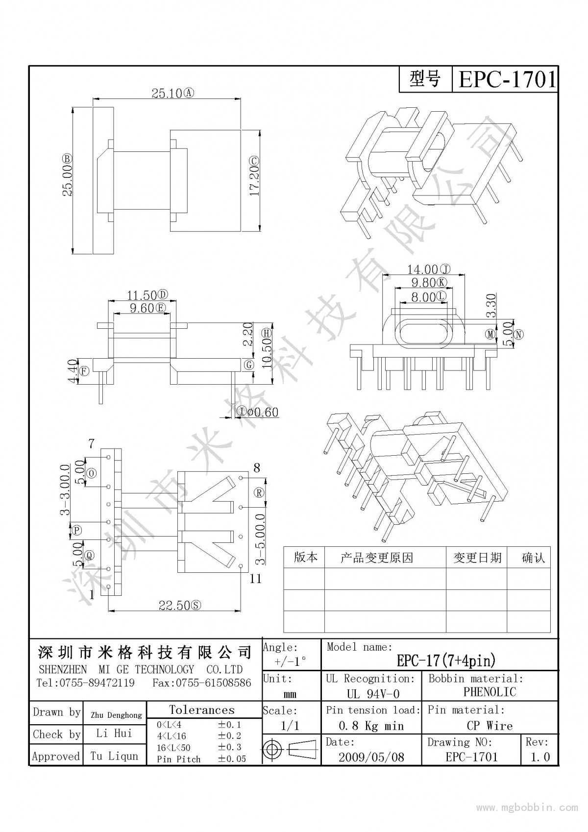 EPC-1701-Model