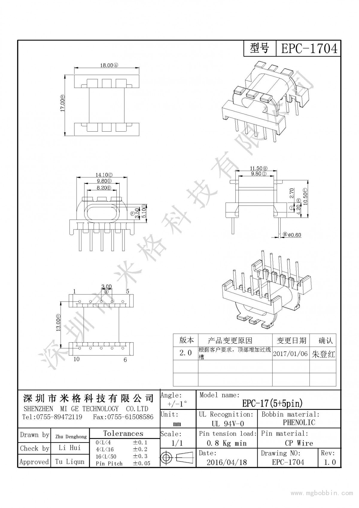 EPC-1704-Model