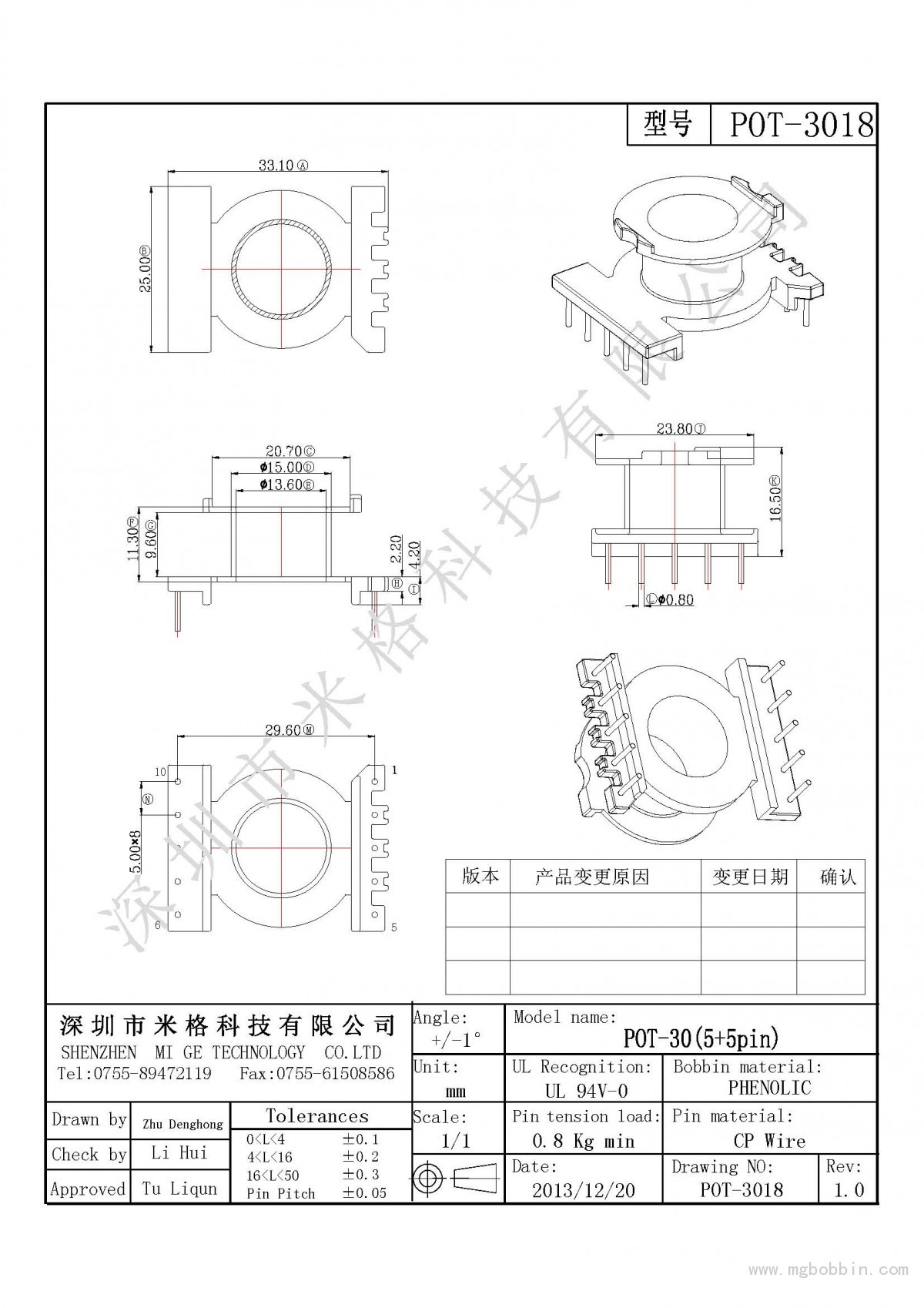 POT-3018-Model