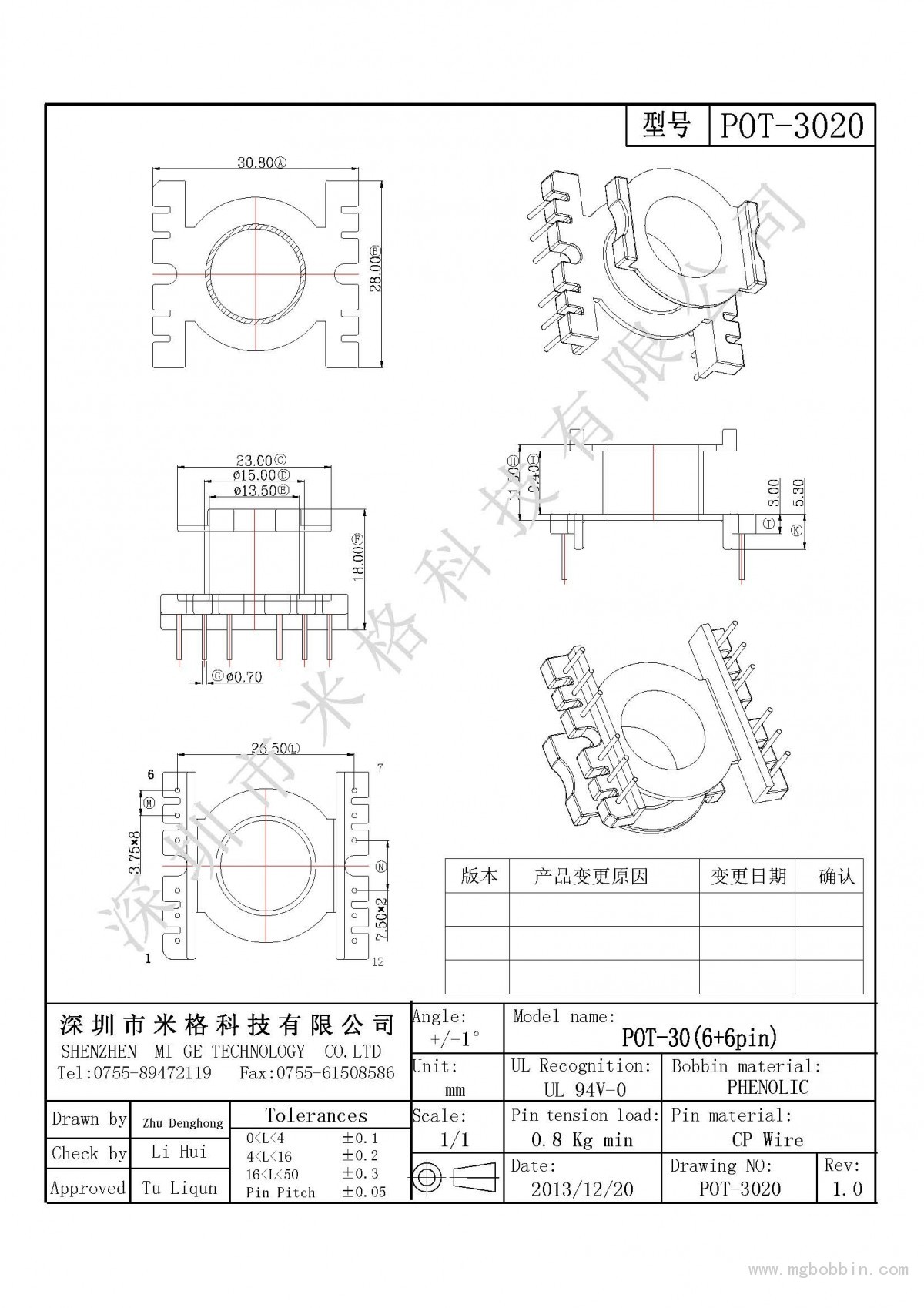 POT-3020-Model