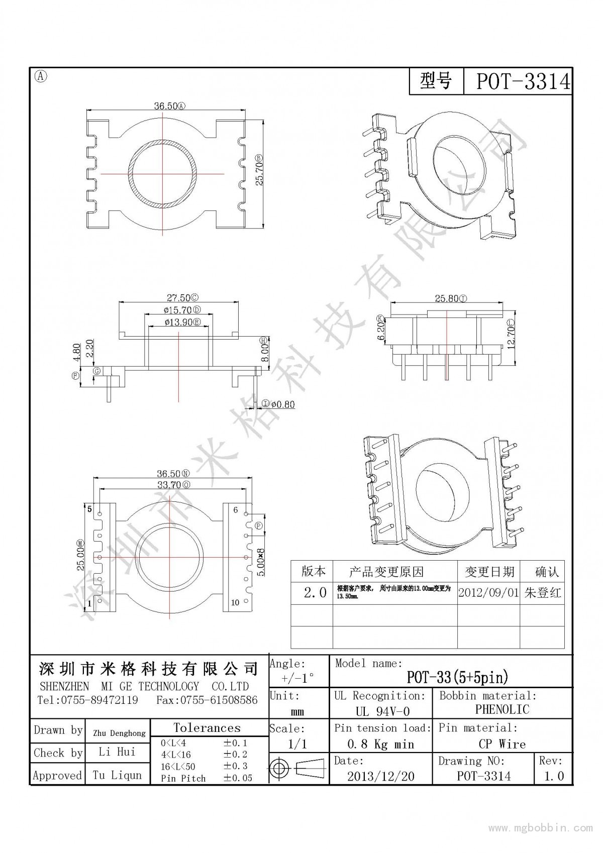 POT-3314-Model