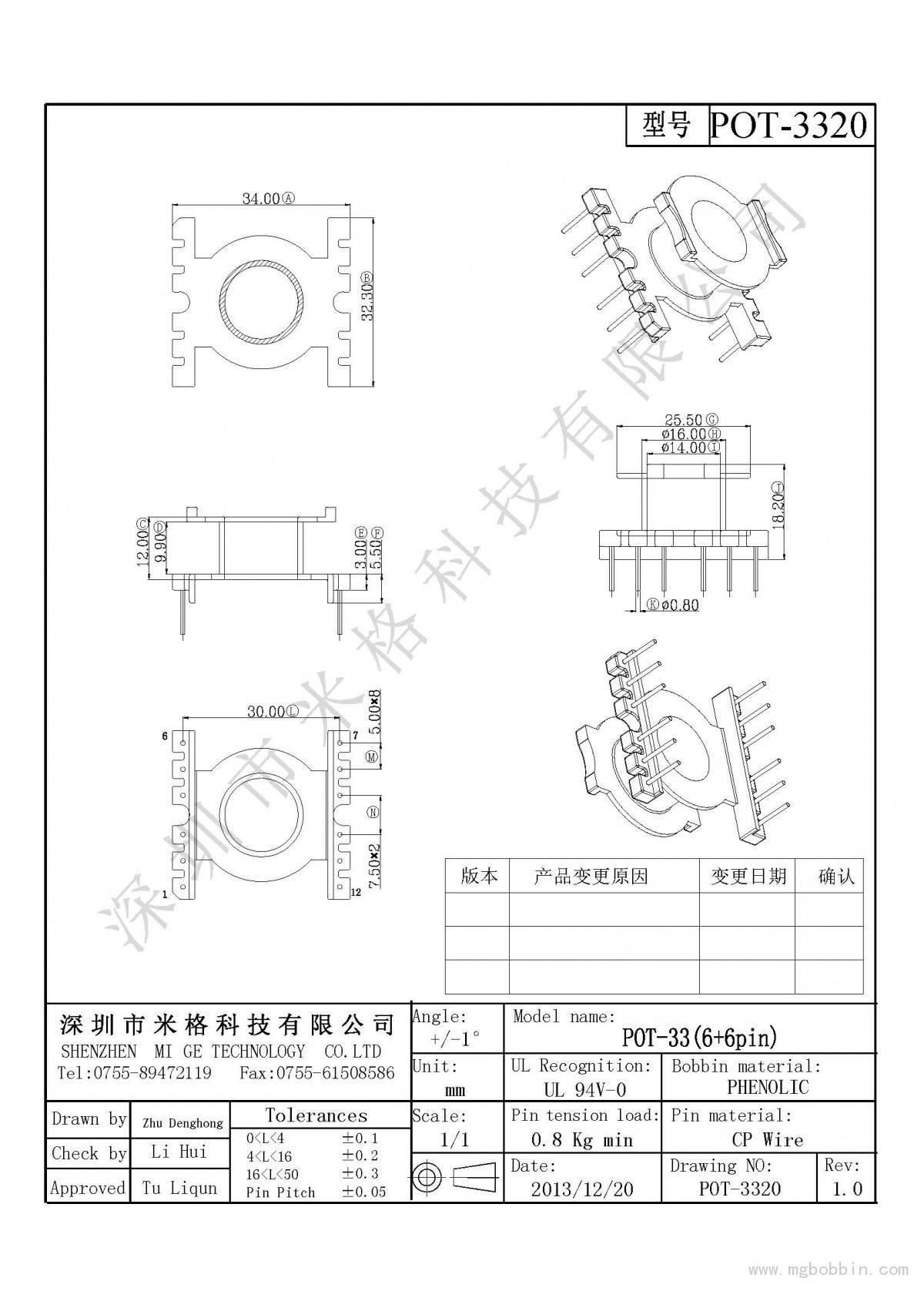 POT-3320-Model