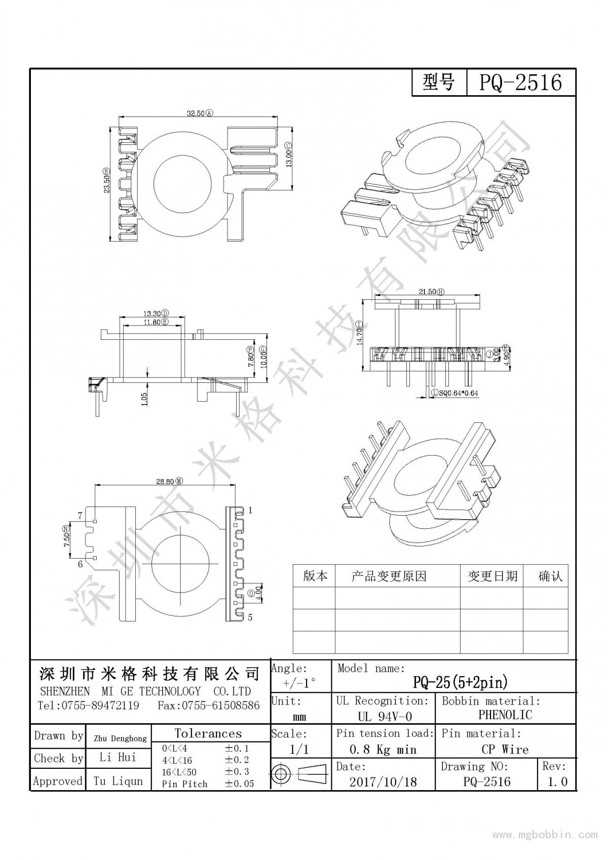 PQ-2516-Model