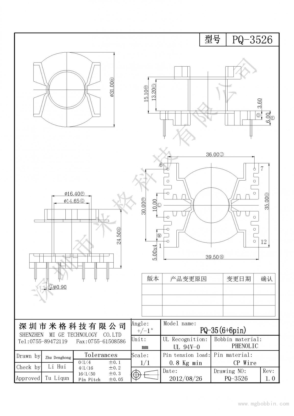 PQ-3526-Model