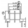 LK-1201-1/EE-12卧式(2+2PIN)