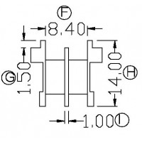 EE1603/EE16卧式双槽(3+3)PIN