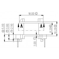 PQ2016-4/PQ20立式(6+8)PIN 配外壳