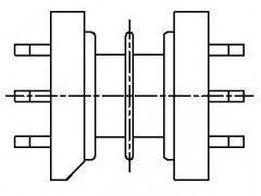 SMD EP0702/EP07卧式(3+3PIN)双槽