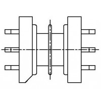 SMD EP0702/EP07卧式(3+3PIN)双槽