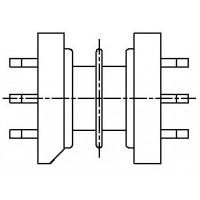 SMD EP0702/EP07卧式(3+3PIN)双槽