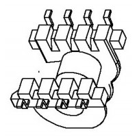 SMD EP1001/EP10卧式(4+4)PIN