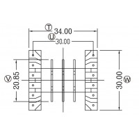 SR-ER-2802/ER-28臥式四槽(6+6)PIN