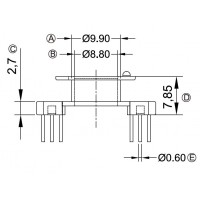 SR-RM-0802-1/RM-8立式单槽(6+6)PIN