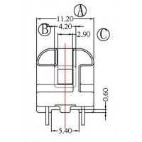 UU-908卧式(2+2PIN)