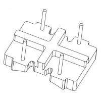 BASE-013/磁环底座立式2+2PIN