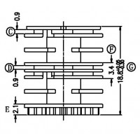 FX-2402/ET-24 2410-1H轮轴(四槽)