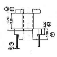 FX-1905/EI-19 1952-2立式(5+5PIN)