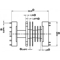 FX-S-1902/EEL-19SMD 卧式(6+1PIN)