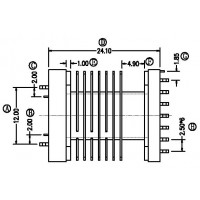 FX-S-2002/EFD-20SMD 卧式平槽(8+4P)