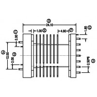 FX-S-2006/EFD-20SMD 卧式平槽(8+4P)